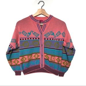 Mexx Kid’s School Themed Button Up Cardigan